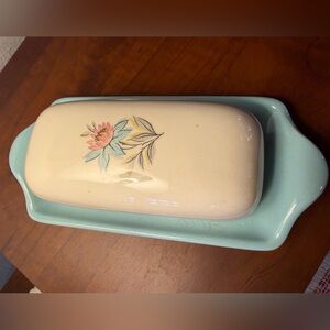 Vintage Steubenville Pottery Fairlane Butter Dish